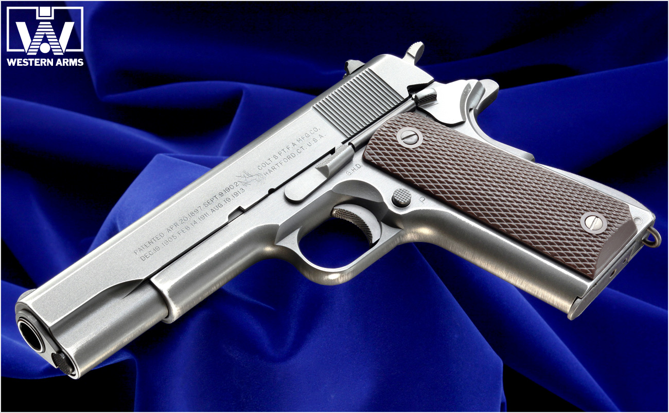 WA COLTガバメント ウェスタンアームズ 予備マガジン ケース付き WA