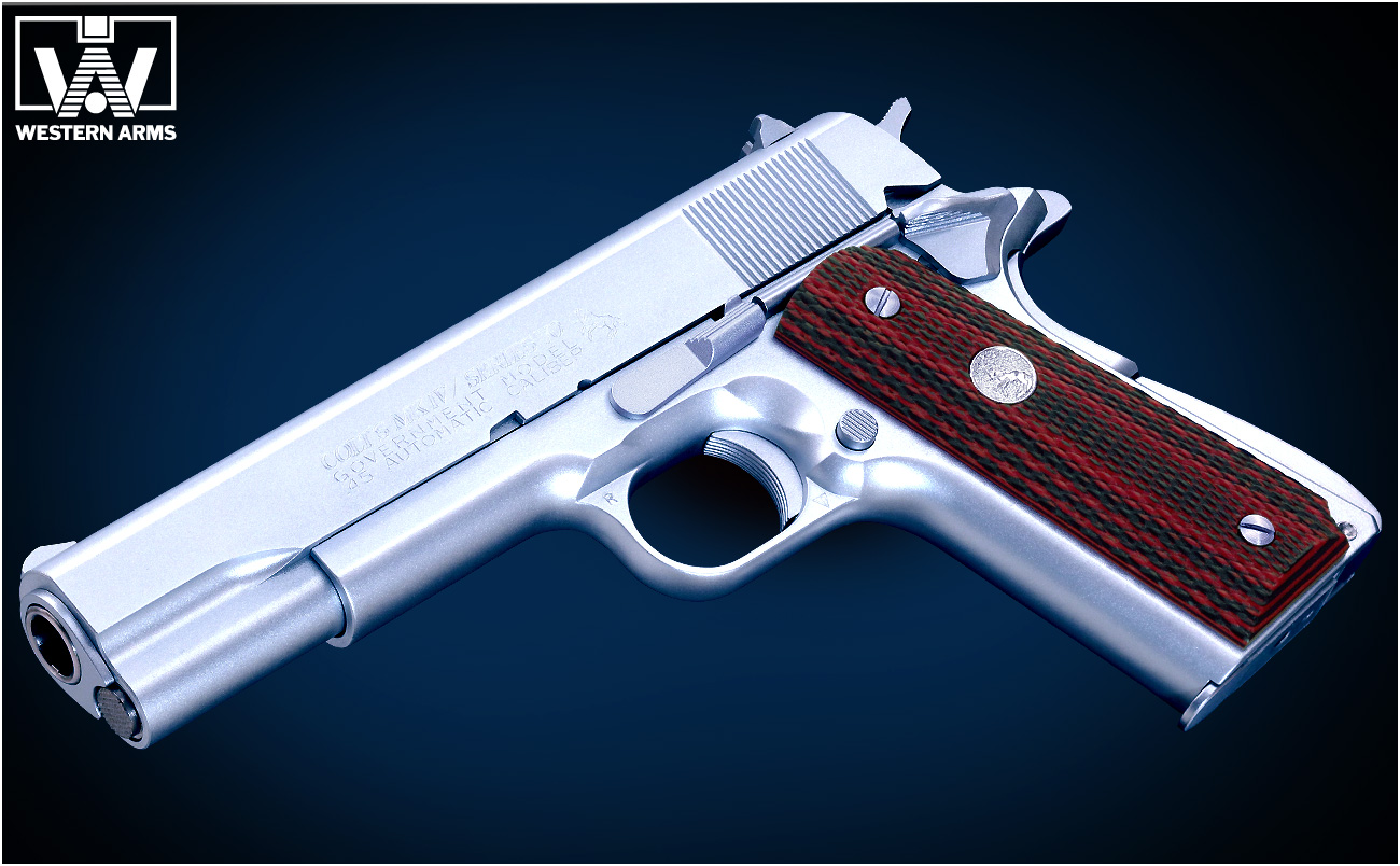 ご注文はお早目に「WAコルト ガバメント MkIV シリーズ70 シルバー