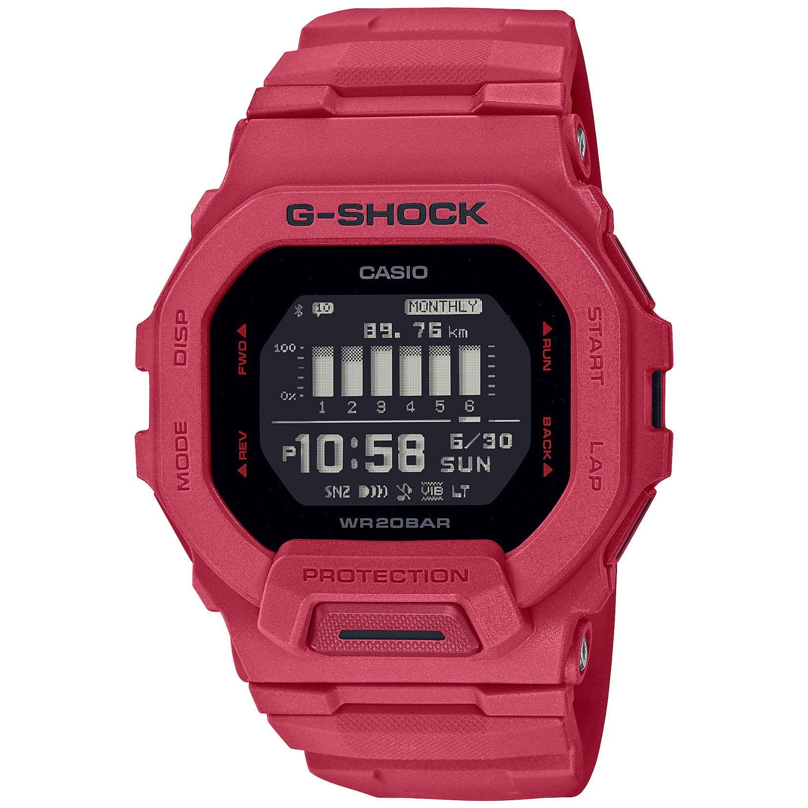 G-Shock GBD200 G-Move Red | Watches.com
