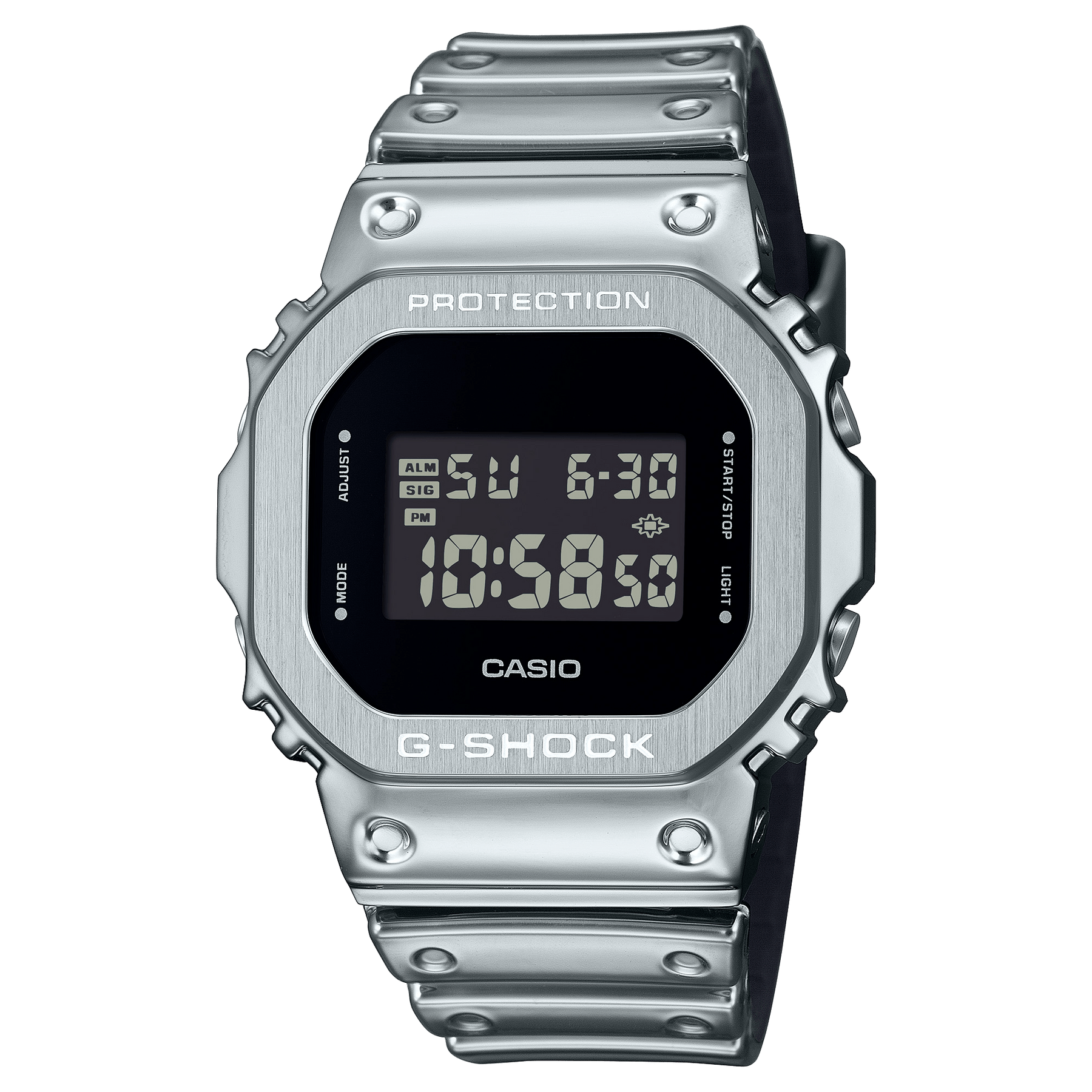 G-Shock GM5600 G-Steel Digital Metallic Silver | Watches.com