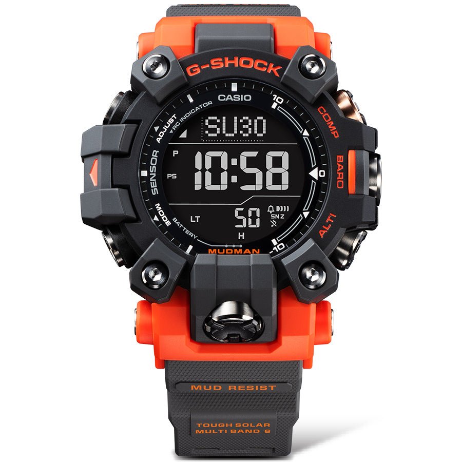 G-Shock GW9500 Mudman Orange Gray | Watches.com
