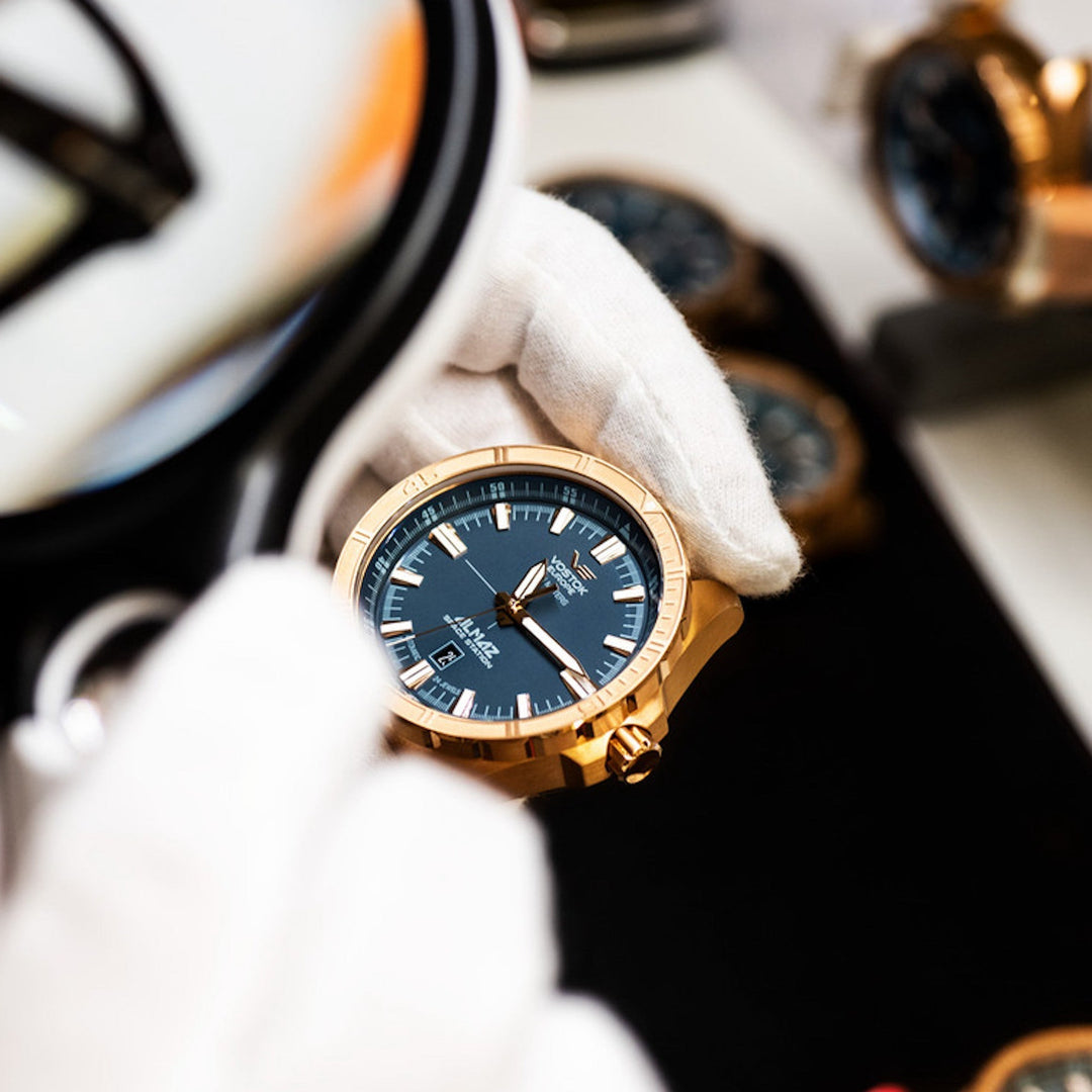 Vostok Europe Almaz Automatic Green Bronze – Watches.com