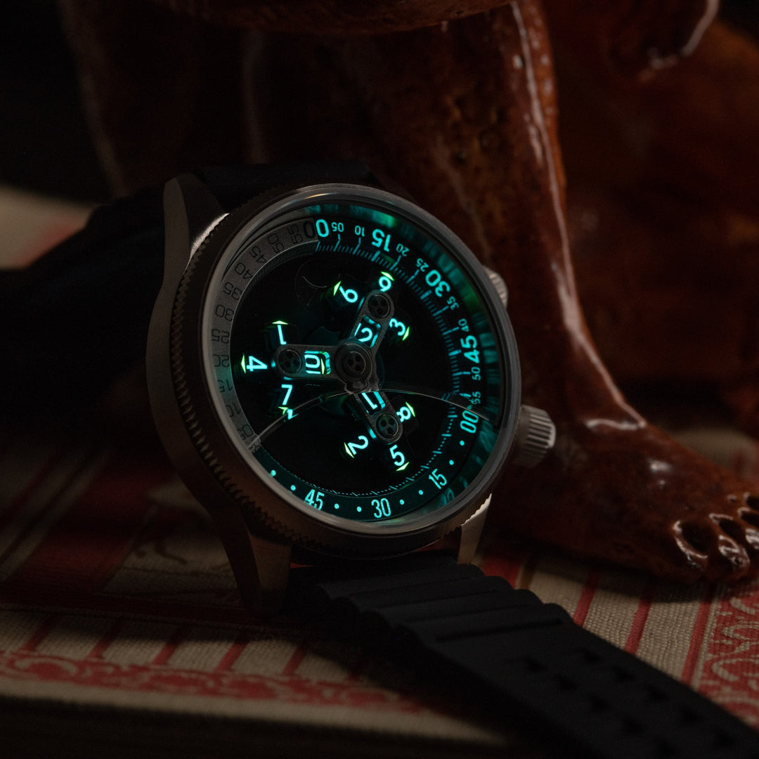 Xeric Vendetta II Automatic Wandering Hour Ocean | Watches.com