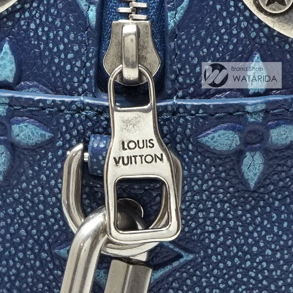 ルイヴィトン ミニ ソフト トランク M21368 モノグラム デニムブルー