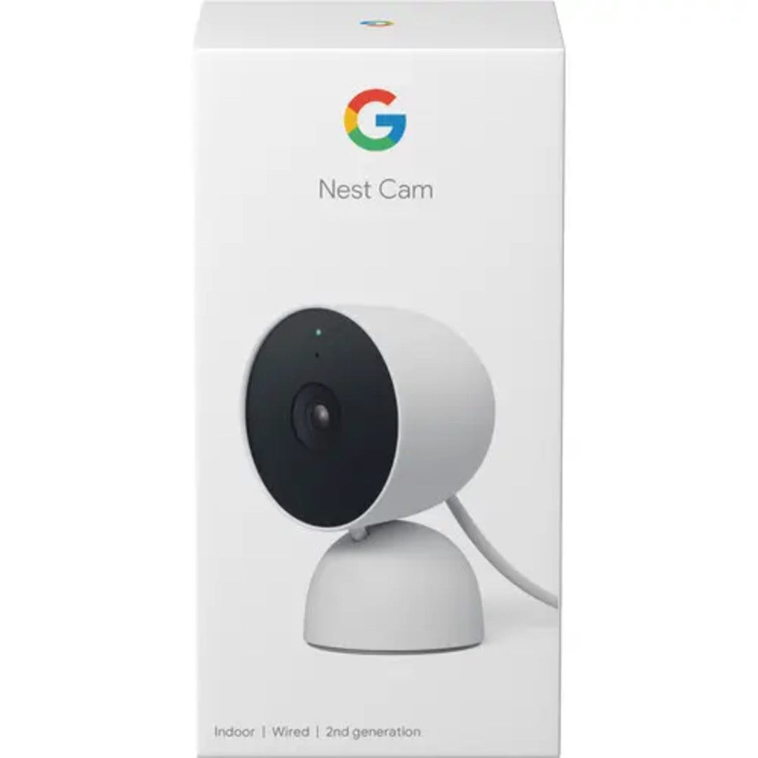 開封済み・動作確認○】Google nest cam 第二世代 開封済み・動作確認