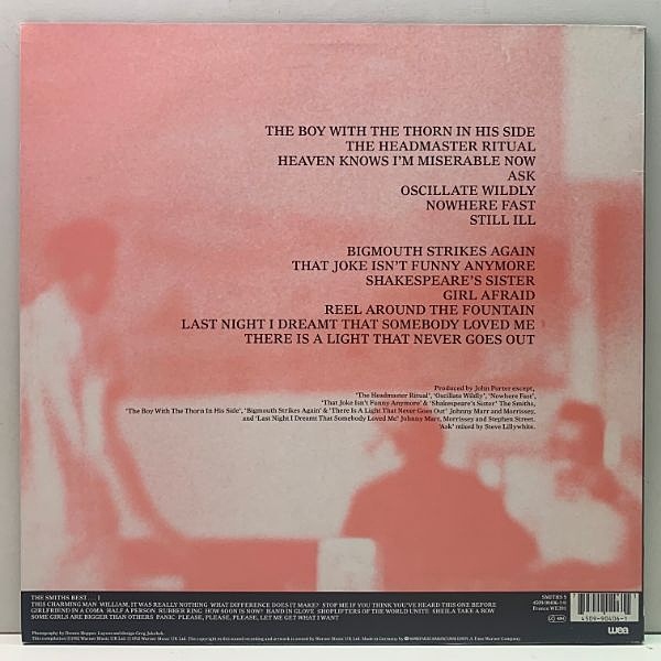 SMITHS / Best II (LP) / WEA | WAXPEND RECORDS