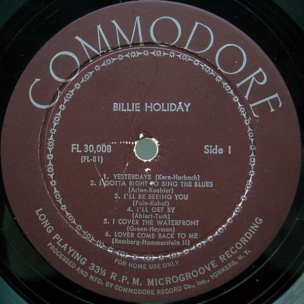 BILLIE HOLIDAY / Twelve Of Her Greatest Interpretations - Strange