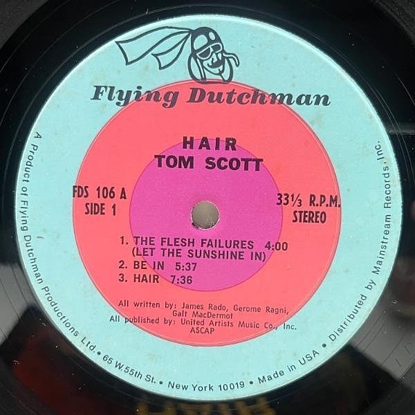 TOM SCOTT / Hair To Jazz (LP) / Flying Dutchman | WAXPEND RECORDS
