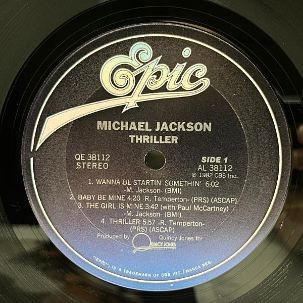 MICHAEL JACKSON / Thriller (LP) / Epic | WAXPEND RECORDS