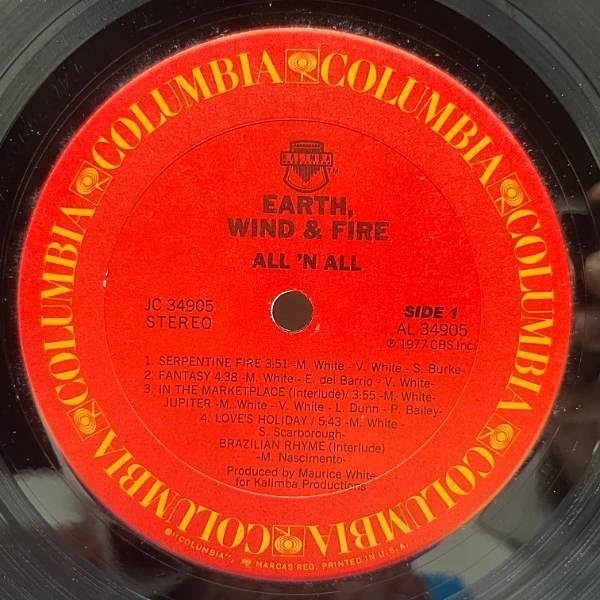 EARTH WIND & FIRE / All 'N All (LP) / Columbia | WAXPEND RECORDS