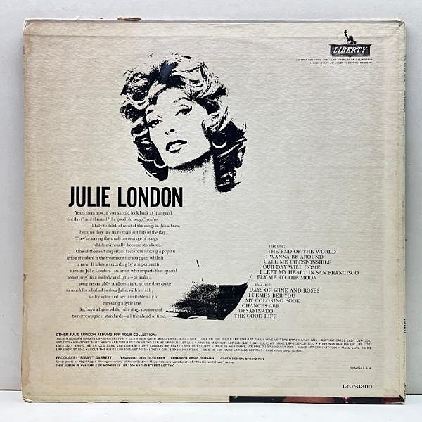 JULIE LONDON / The End of the World (LP) / Liberty | WAXPEND RECORDS