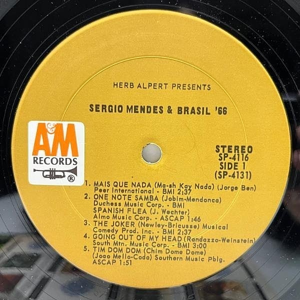 SERGIO MENDES / BRASIL '66 / Herb Alpert Presents Sergio Mendes