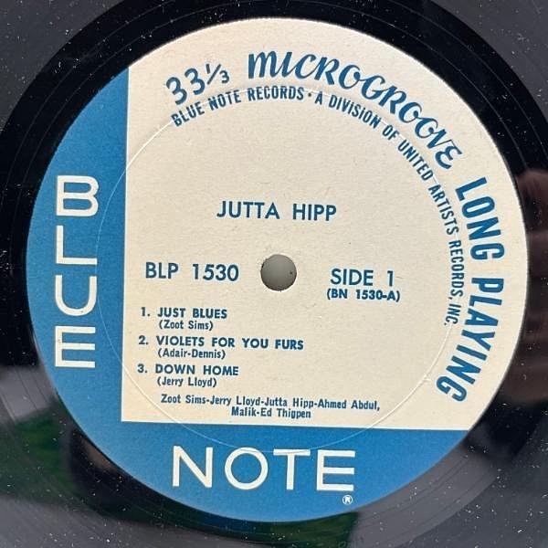 JUTTA HIPP / ZOOT SIMS / Jutta Hipp With Zoot Sims (LP) / Blue