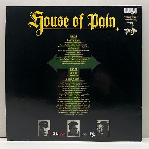 HOUSE OF PAIN / It Ain't A Crime (12) / XL | WAXPEND RECORDS