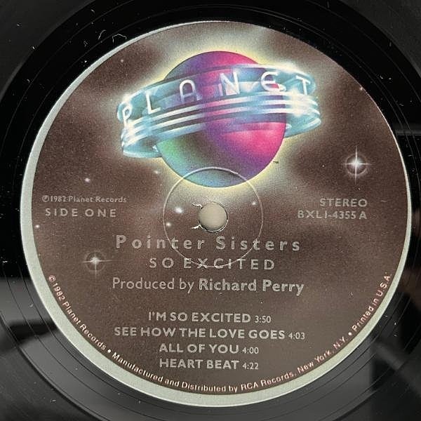 POINTER SISTERS / So Excited (LP) / Planet | WAXPEND RECORDS