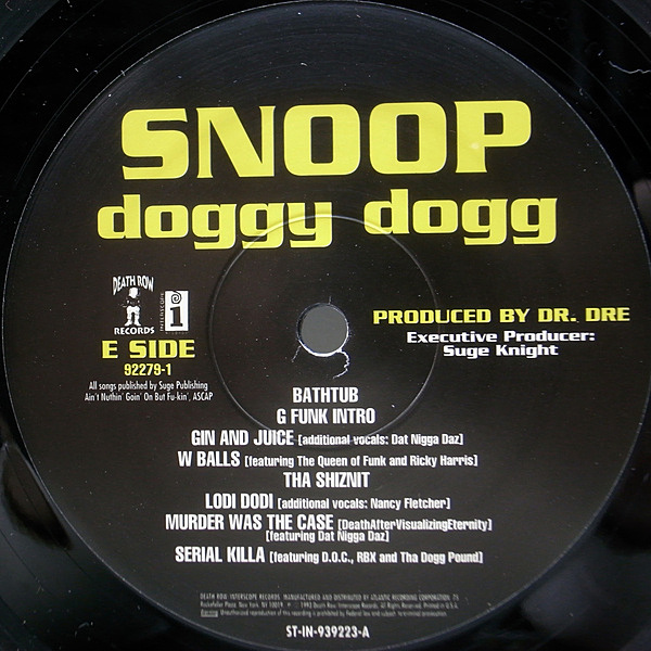 SNOOP DOGGY DOGG / SNOOP DOGG / Doggystyle (LP) / Death Row