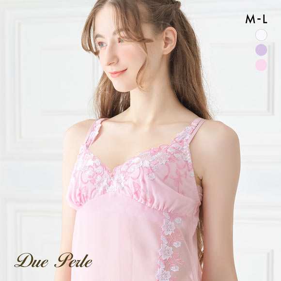 ドゥペルル 千里香 スリップ M-75 L-80 ランジェリー ロング