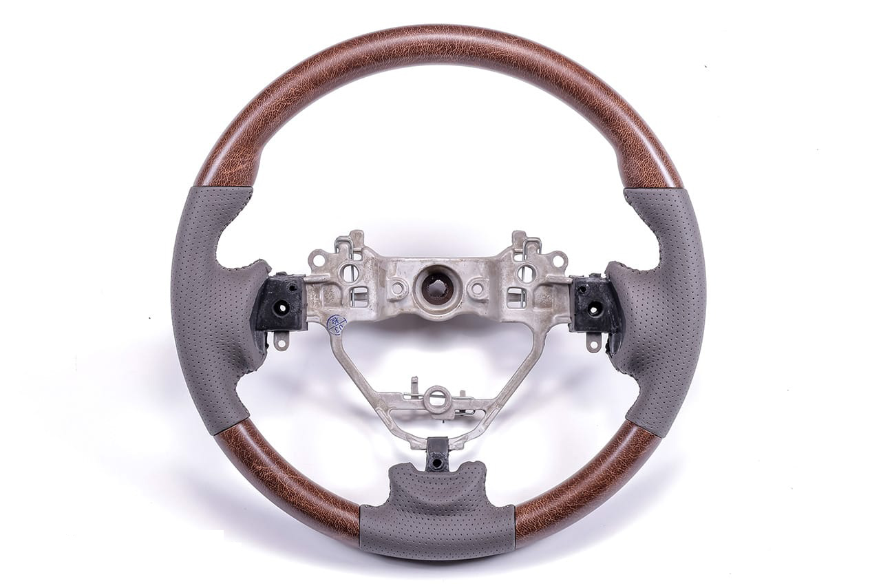 ブラウン マット木目ウッド ステアリング - WANGAN357 オフィシャルストア