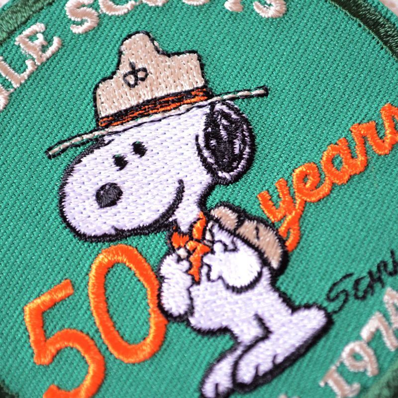 ワッペン ビーグルスカウト BEAGLE SCOUTS 50th サークル スヌーピー