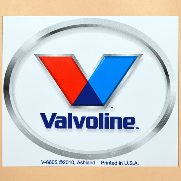 ロゴステッカー/シール バルボリンオイル Valvoline(オーバル
