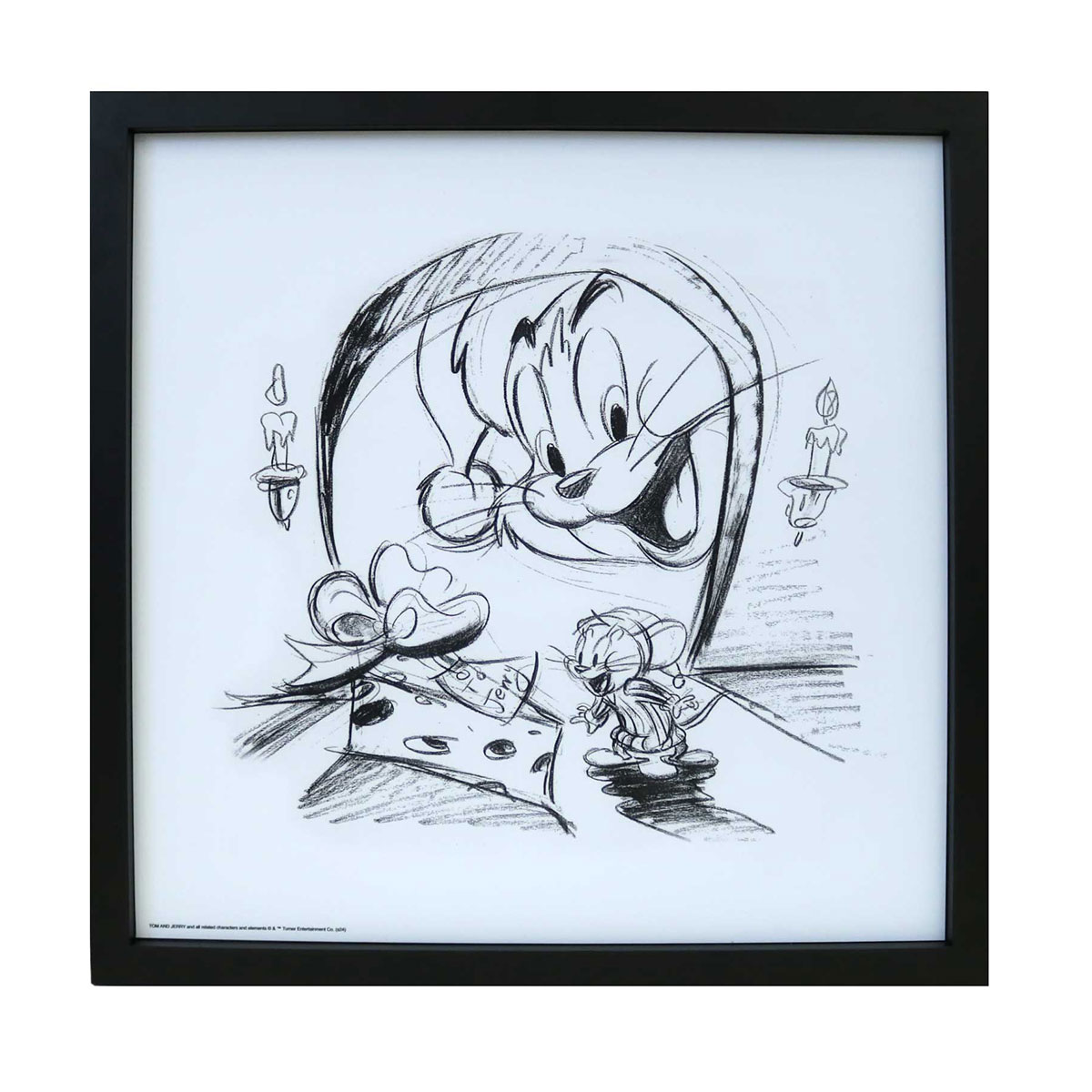 TOM and JERRY ヴィンテージポスターフレーム - TOM AND JERRY
