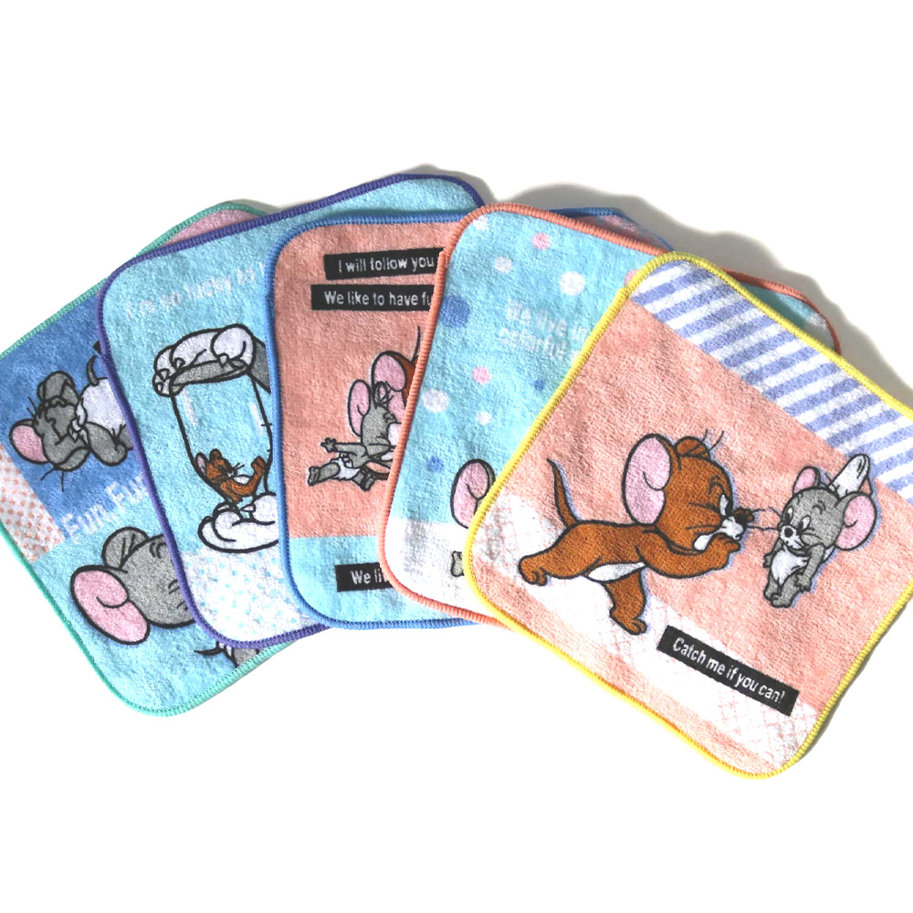 トムとジェリー カラフルワールド ミニタオル 5枚組 - TOM AND JERRY