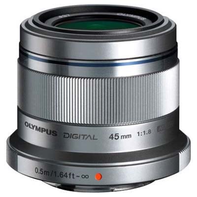 Olympus M.Zuiko Digital 45mm f1.8 Digital Lens - Silver | Wex