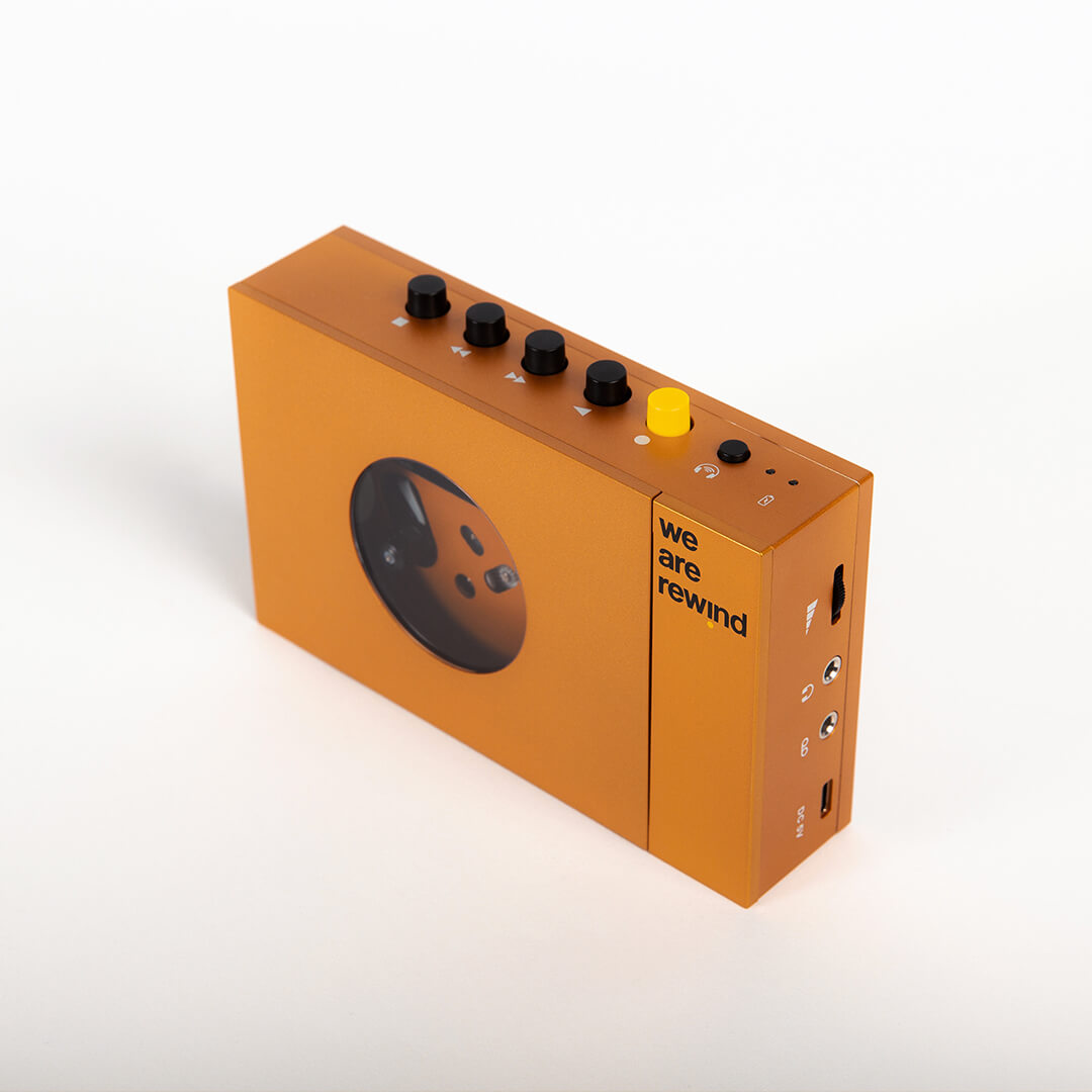 Orange Cassette Player WE-001 • Serge