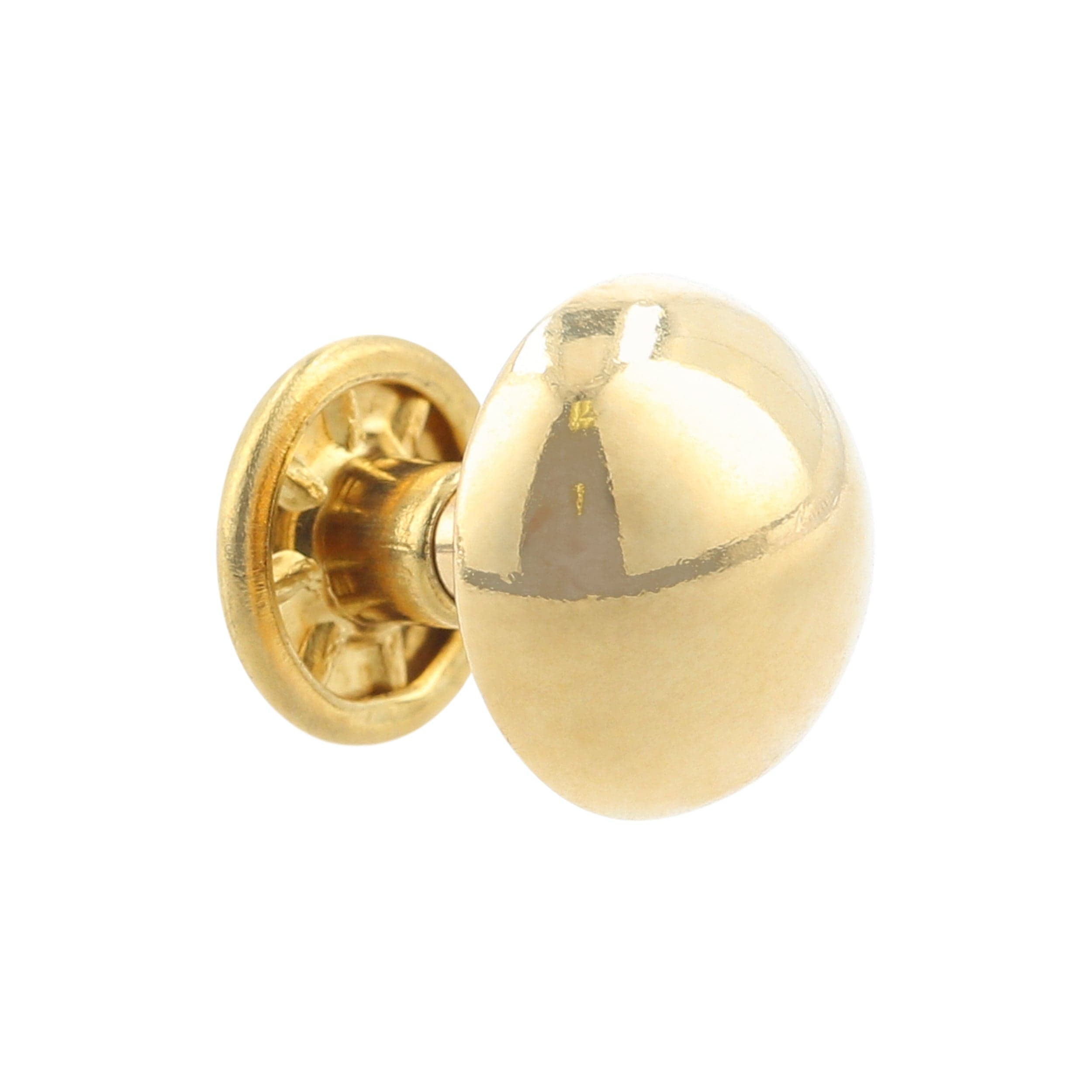12mm Shiny Gold, Dome Top Rivet Stud, Steel - #P-2590-GOLD
