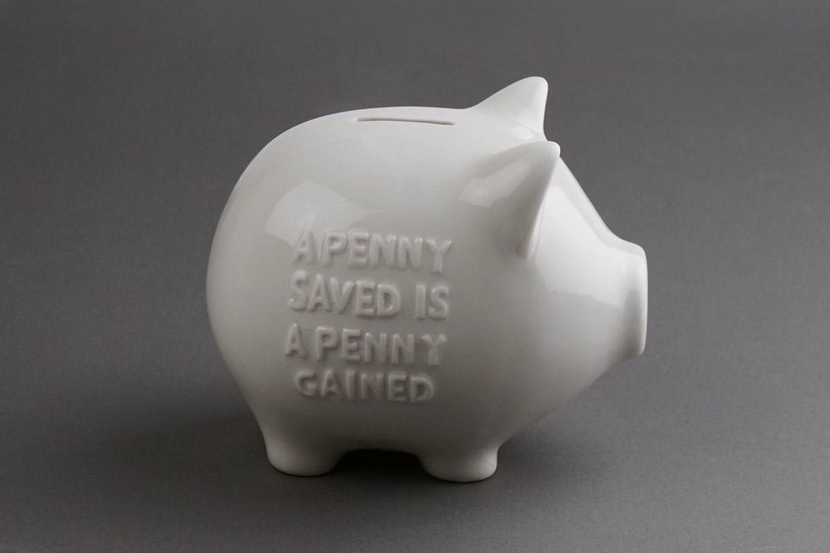 Crackle Piggy Bank クラックル ピギー バンク | ぽってりとした