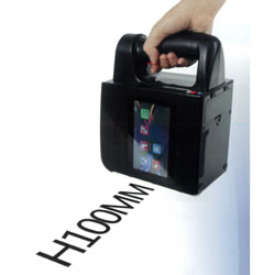 ハンディ型インクジェットプリンター(100mm)/M841HJ-100T | シロ産業 |