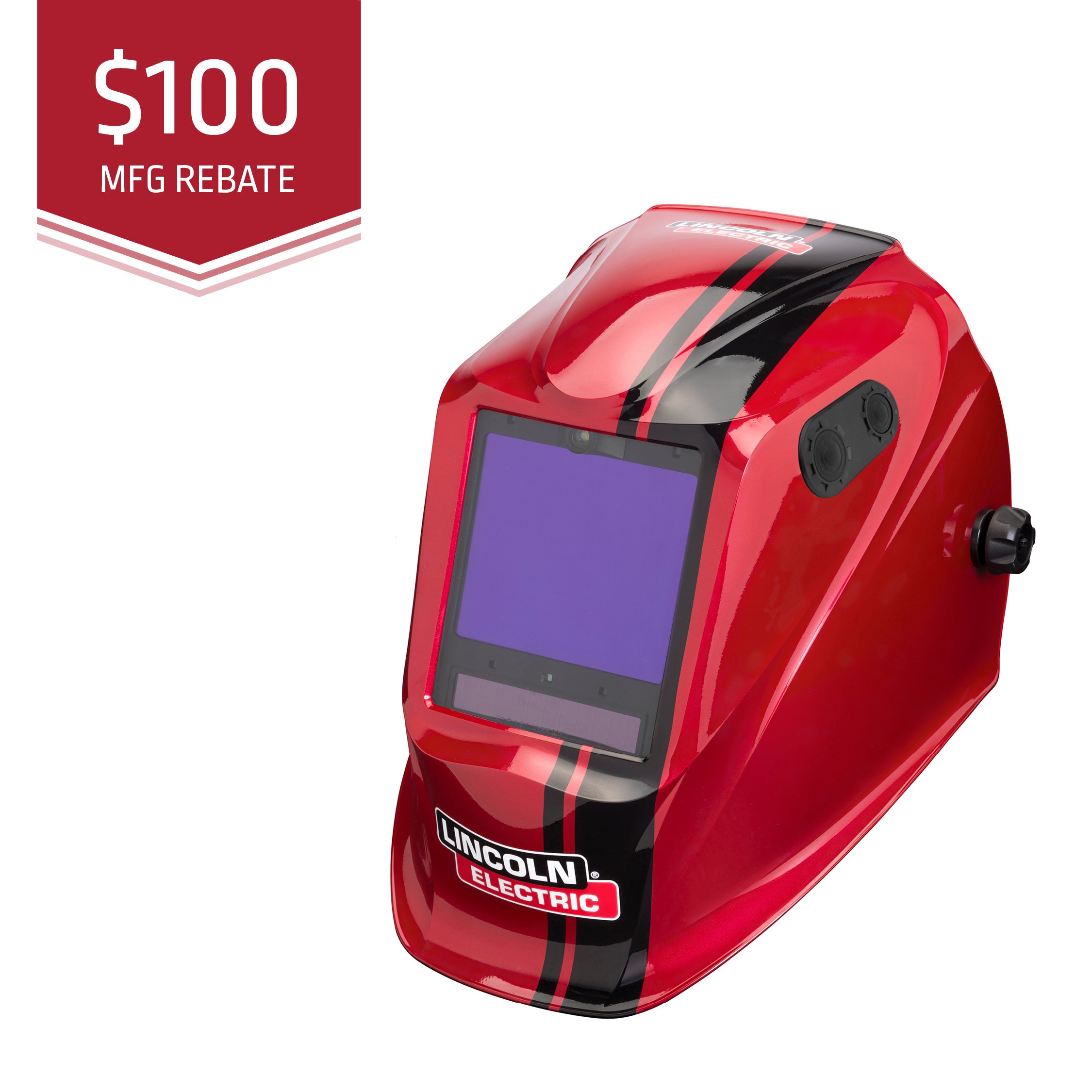 Lincoln Viking 3350 ADV Series Code Red Welding Helmet for Sale