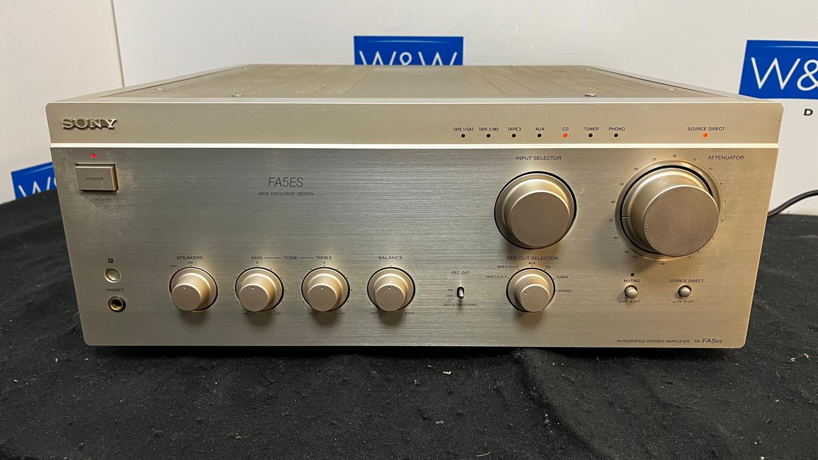 通電確認済み・以前正常動作】SONY TA-FA5ES プリメインアンプ 通電