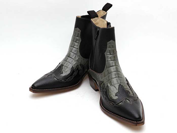 トラッカーズ（TRAKAR'S）14304 Black-Liz×Type-C（リザード型押し