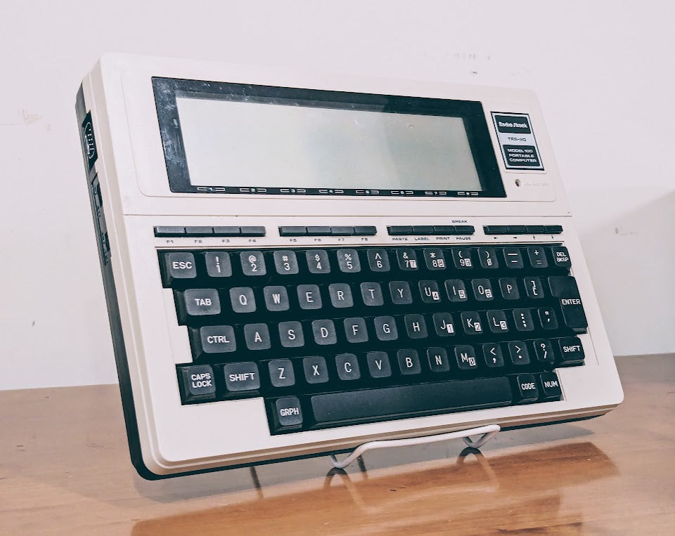 Radio Shack TRS-80 Model 100 Notebook-Style Computer (1983
