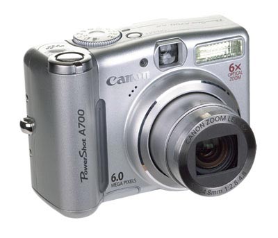 Canon PowerShot A700 Digital Camera Test Review