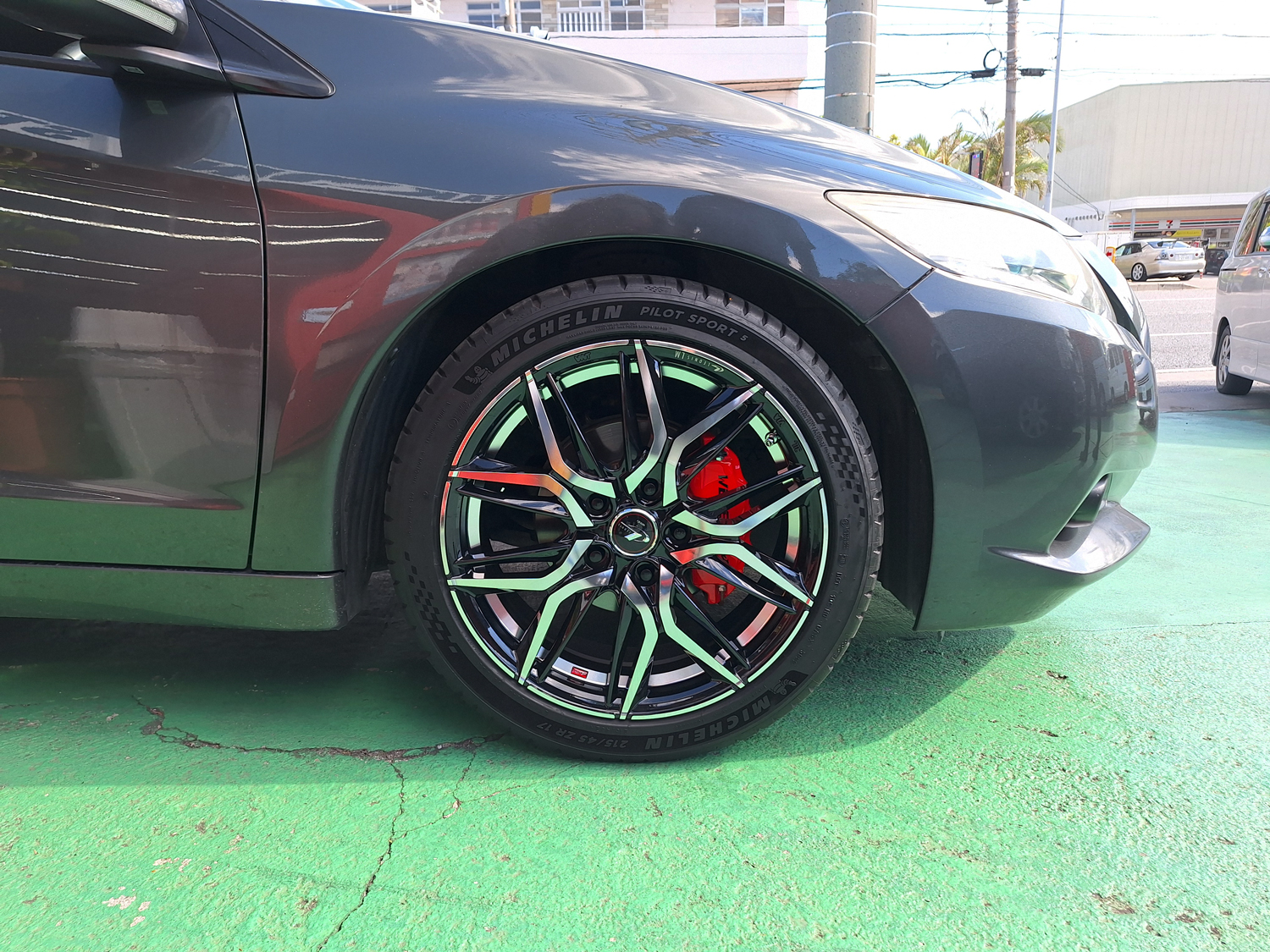 ホンダ CR-Z LEONIS LM 17×7J MICHELIN 215/45R17｜ホイール・タイヤ