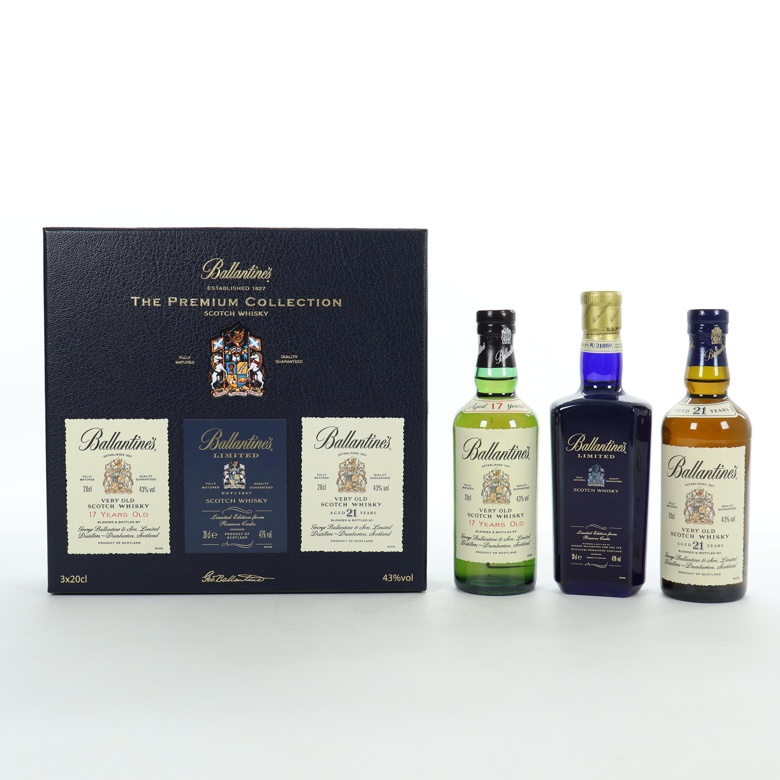 Ballantine's - The Premium Collection (3 x 20cl) Whisky Auction