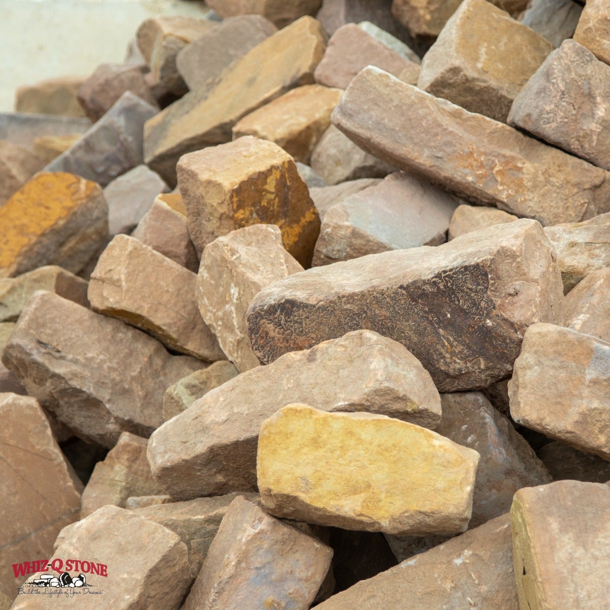 Whiz-Q Stone | Sandstone 4 -6 Chopped Striped