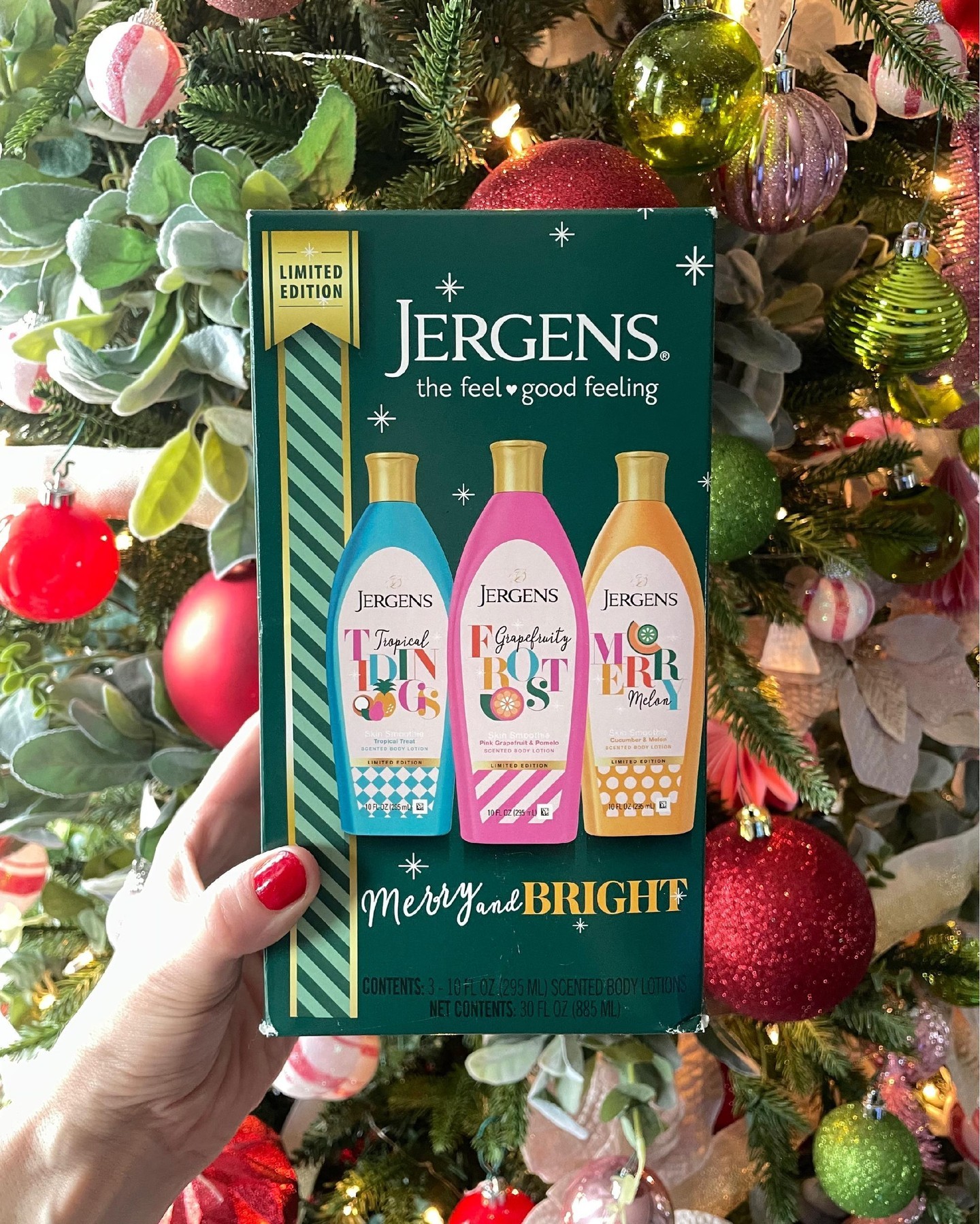 Jergens Merry and Bright Lotion Set | Whoa Wait Walmart