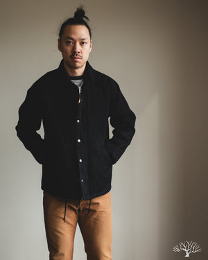 Iron Heart - IHJ-142-BLK - 21oz Serge Windbreaker - Black