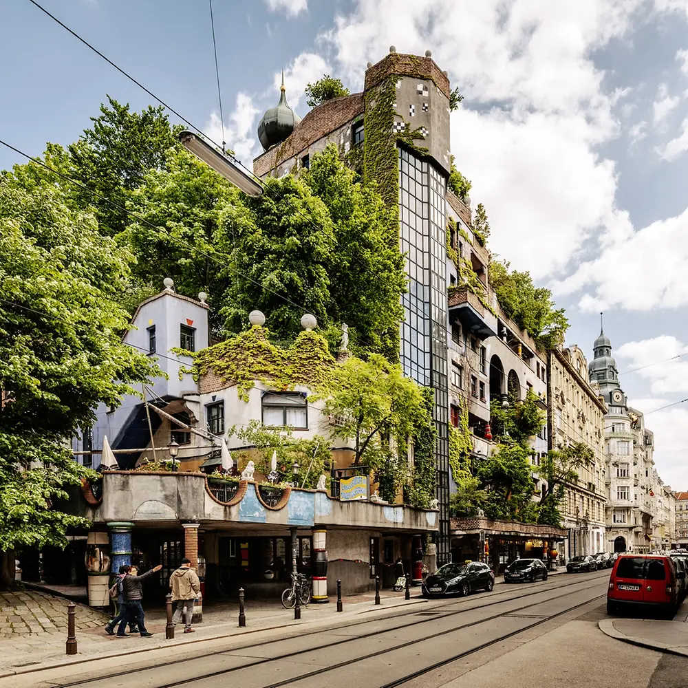 フンデルトヴァッサーハウス：ウィーンで最も美しい住居 - wien.info