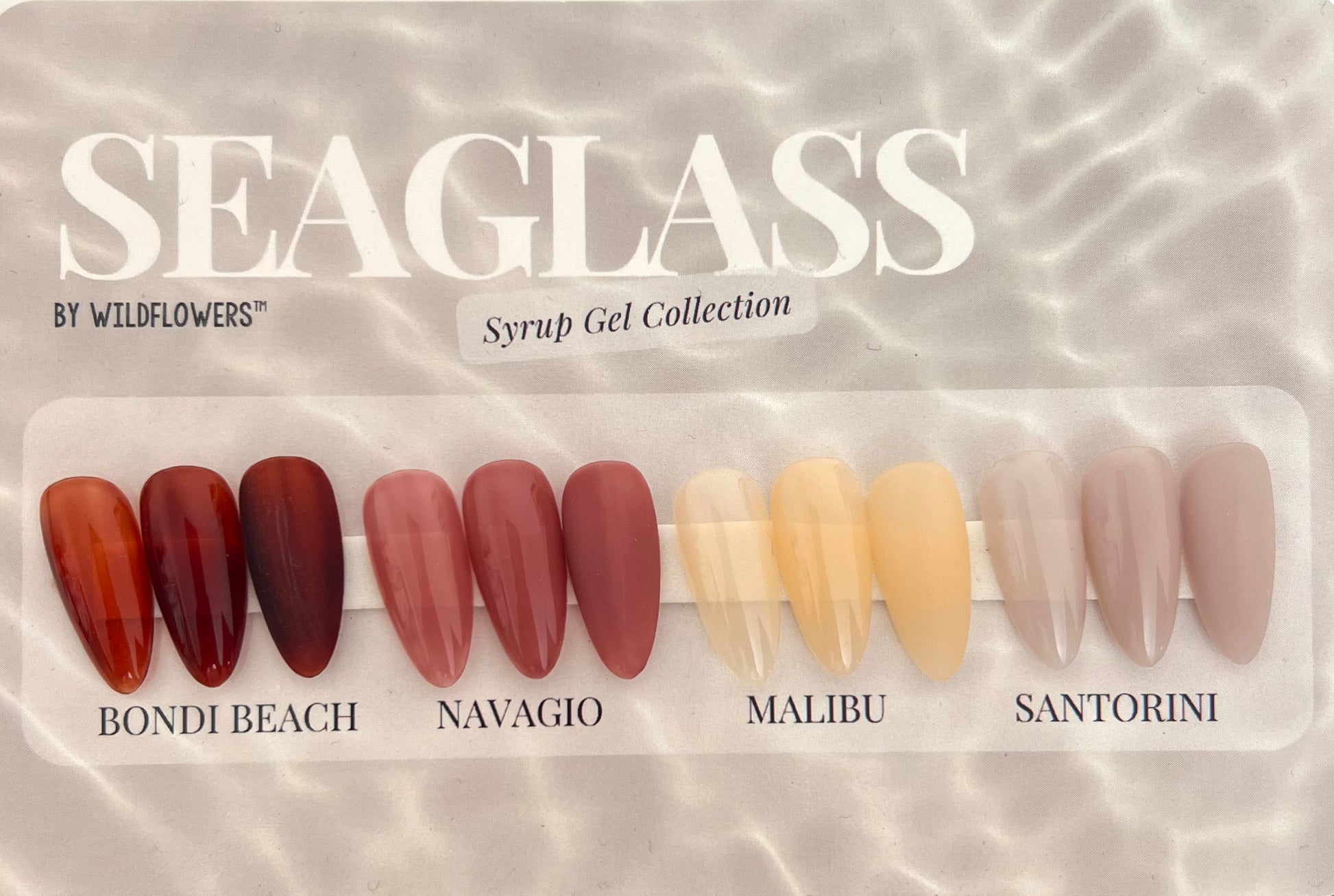 NEW! Seaglass Syrup Gel Collection (Limited Edition!!) – Wildflowers