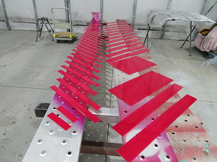 マーカーレール製作 三菱大型ダンプ【株式会社KAWASHIMA様