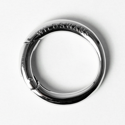 キーリング《カラビナM》サージカルステンレス｜WILDSWANS(ワイルド