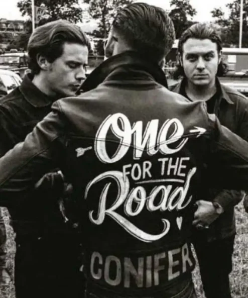 Black Motorcycle One for The Road Alex Turner Conifer Jacket