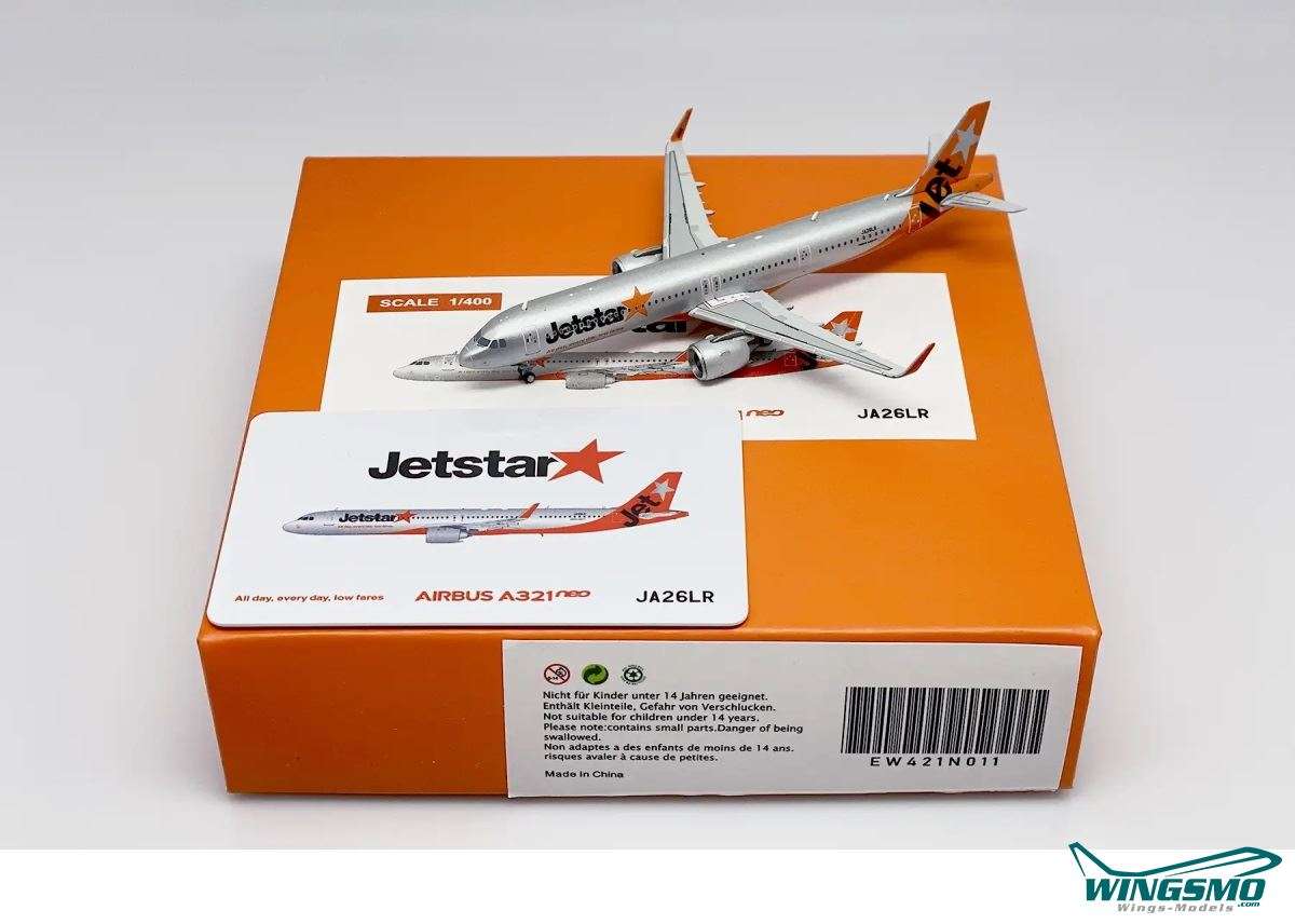 JC Wings Jetstar Japan Airbus A321neo EW421N011 | WINGSMO.com