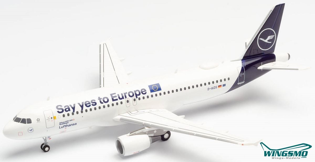 Herpa Wings Lufthansa Airbus A320 Say yes to Europe 559997