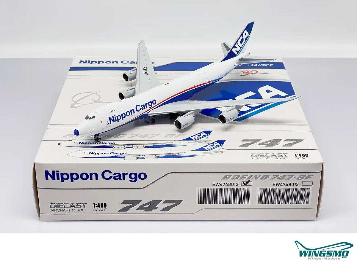 JC Wings Nippon Cargo Boeing 747-8F JA11KZ EW4748012 | WINGSMO.com