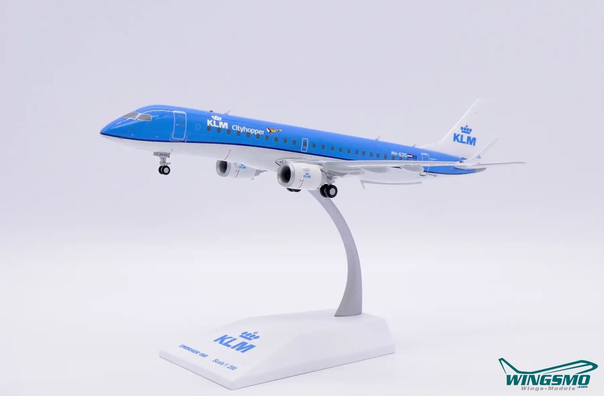 JC Wings KLM Embraer 190-100STD PH-EZG XX20412 | WINGSMO.com